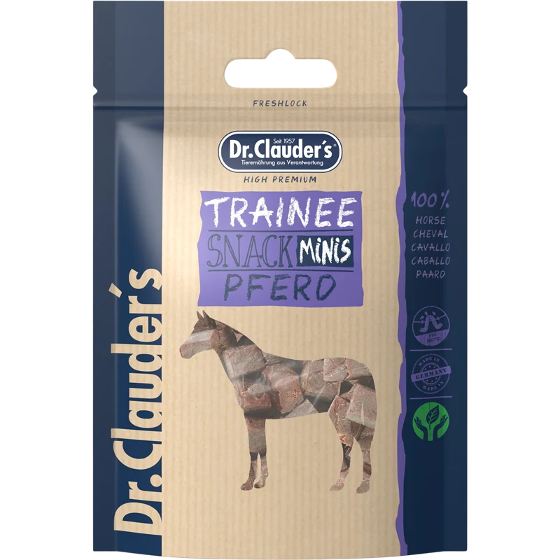 Dr.Clauder's Dog Snack Trainee Mini Pferd 50 g
