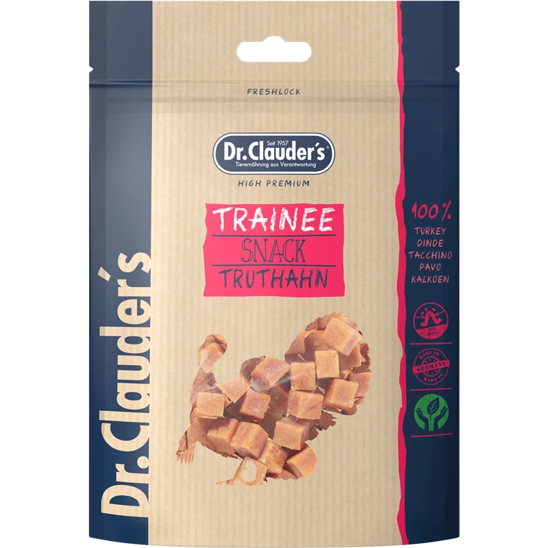 Dr.Clauder's Dog Snack Trainee Truthahnfleisch 80 g