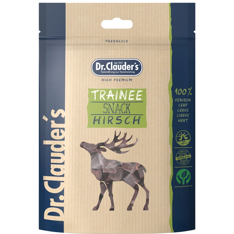 Dr.Clauder's Dog Snack Trainee Hirschfleisch 80 g