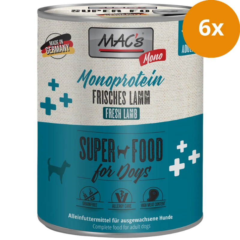 MAC's Dog Monoprotein Frisches Lamm 800 g