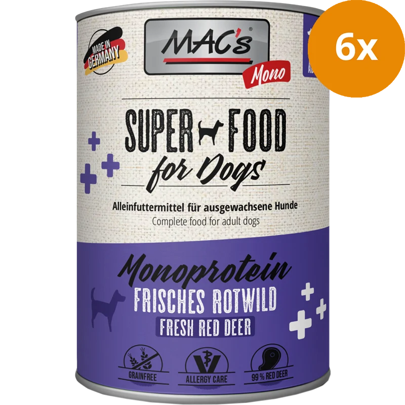 MAC's Dog Monoprotein Rotwild 400 g