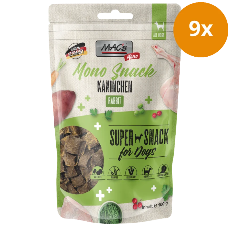 MAC's Dog Monoprotein Snack Kaninchen 100 g