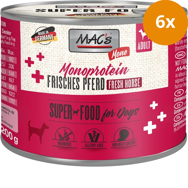 MAC's Dog Monoprotein Pferd Pur 200 g