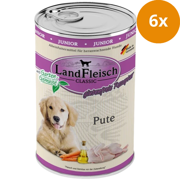 LandFleisch Dog Classic Junior Pute 400 g