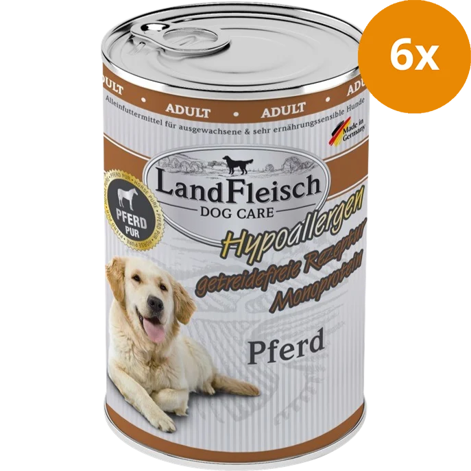 LandFleisch Dog Care Hypoallergen Pferd 400 g