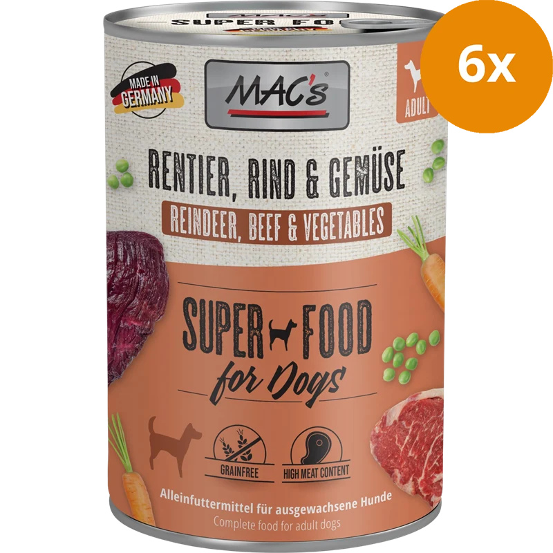 MAC's Dog Rentier, Rind & Gemüse 400 g