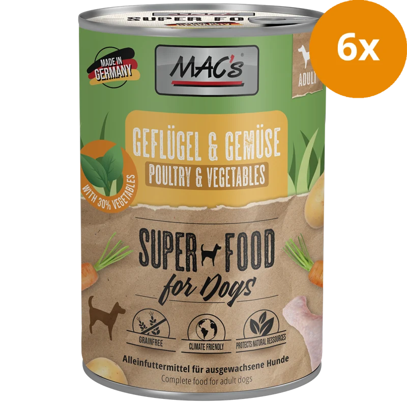 MAC's Dog Geflügel & Gemüse 400 g