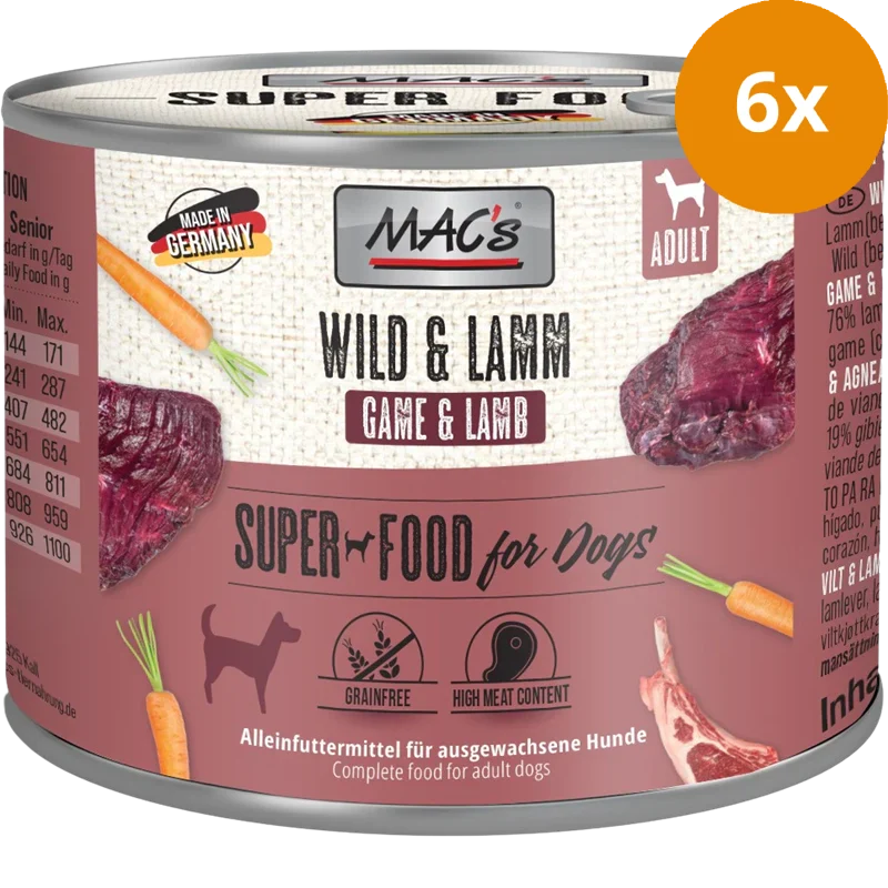 MAC's Dog Wild & Lamm 200 g