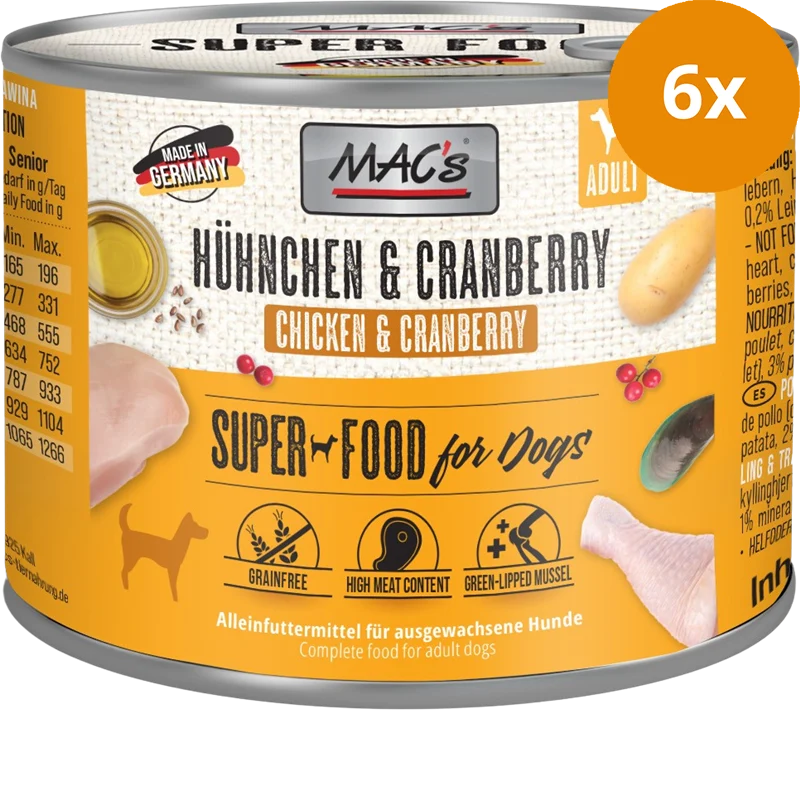 MAC's Dog Hühnchen & Cranberry 200 g