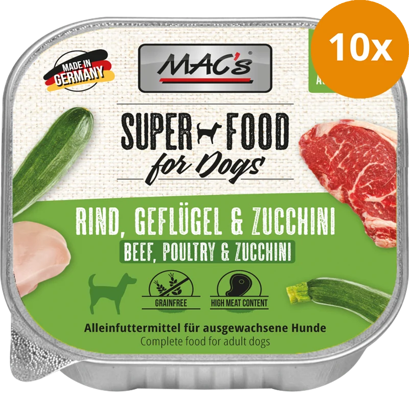 MAC's Dog Rind, Geflügel & Zucchini 150 g