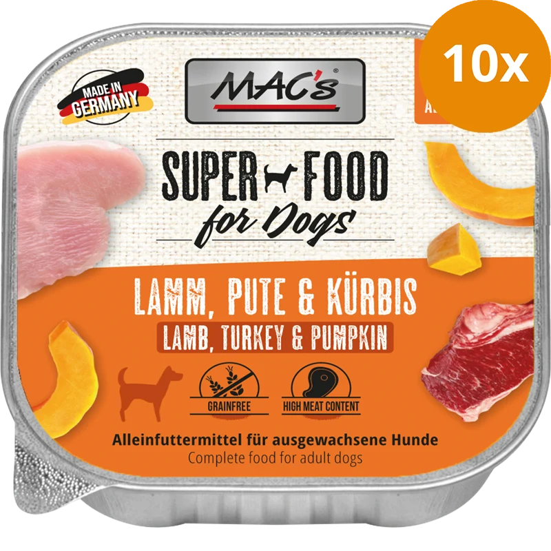 MAC's Dog Lamm, Pute & Kürbis 150 g