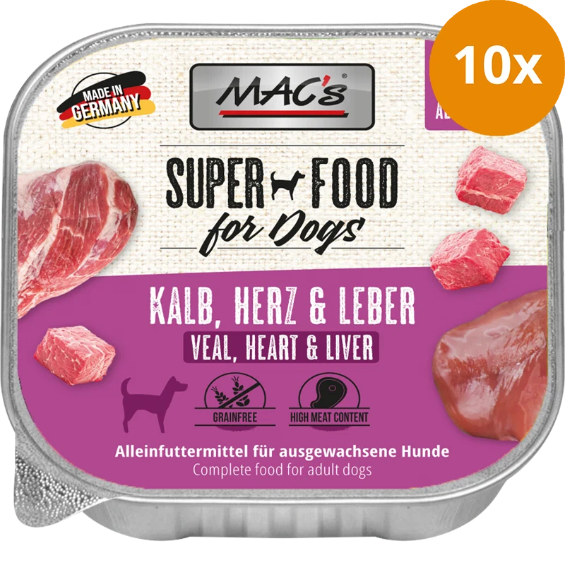 MAC's Dog Kalb, Herz & Leber 150 g