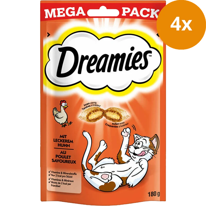 DREAMIES Cat Snack Mega Pack Huhn 180 g
