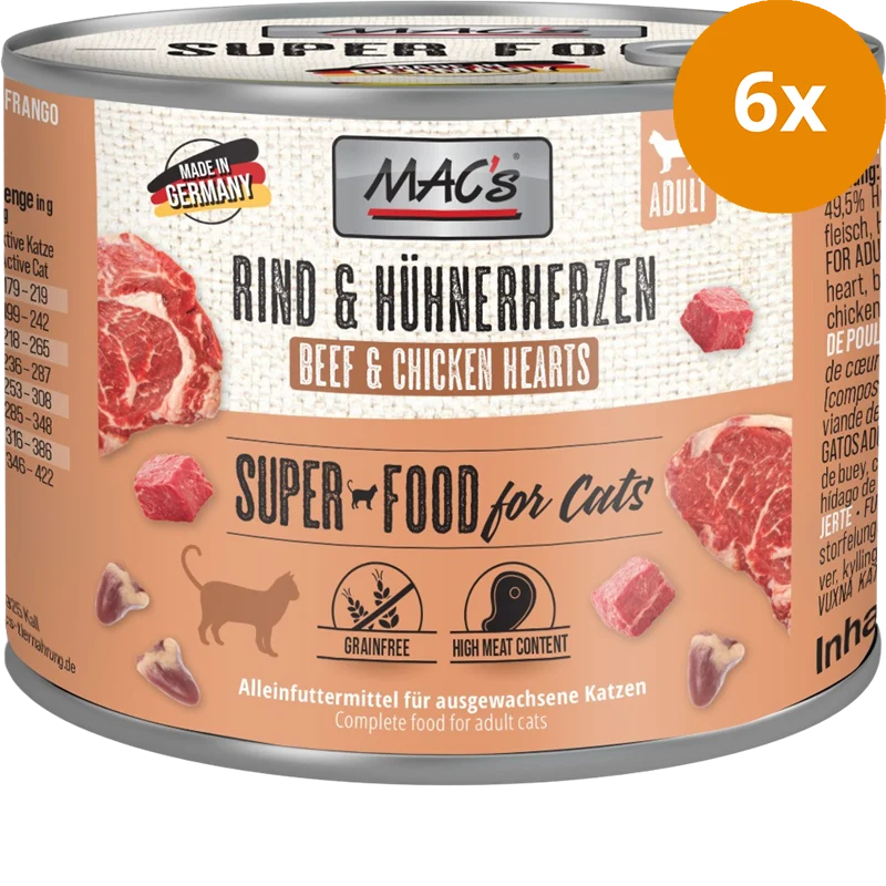 MAC's Cat Rind & Hühnerherzen 200 g