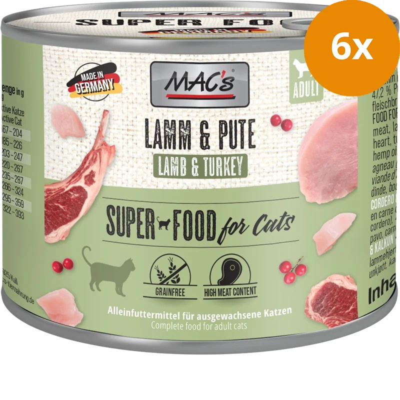 MAC's Cat Lamm & Pute 200 g