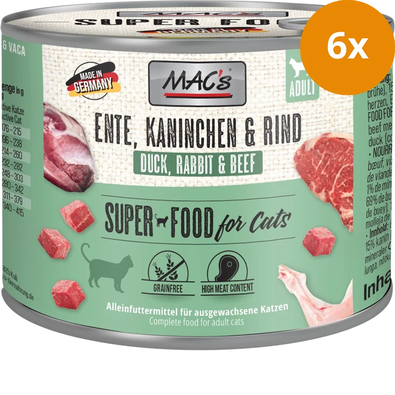MAC's Cat Ente, Kaninchen, Rind 200 g