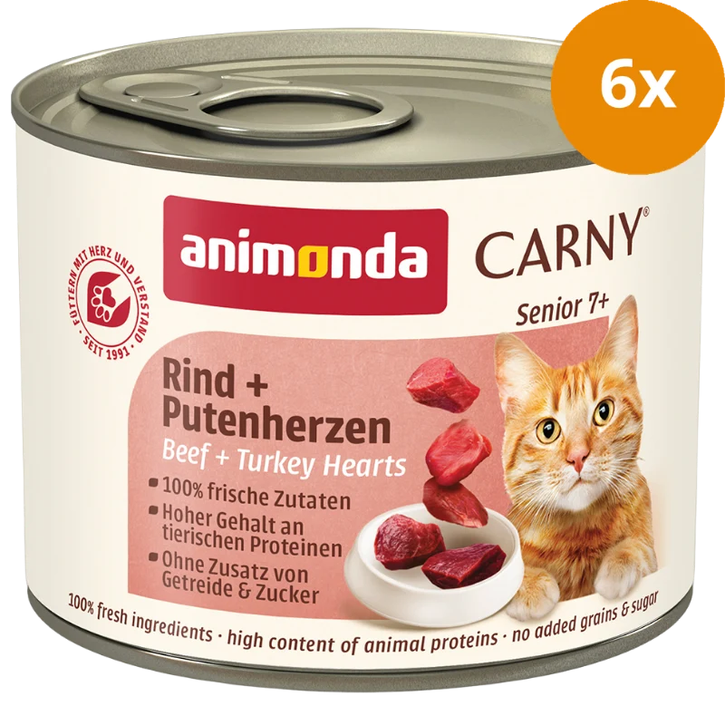animonda Carny Senior Rind & Putenherzen 200 g