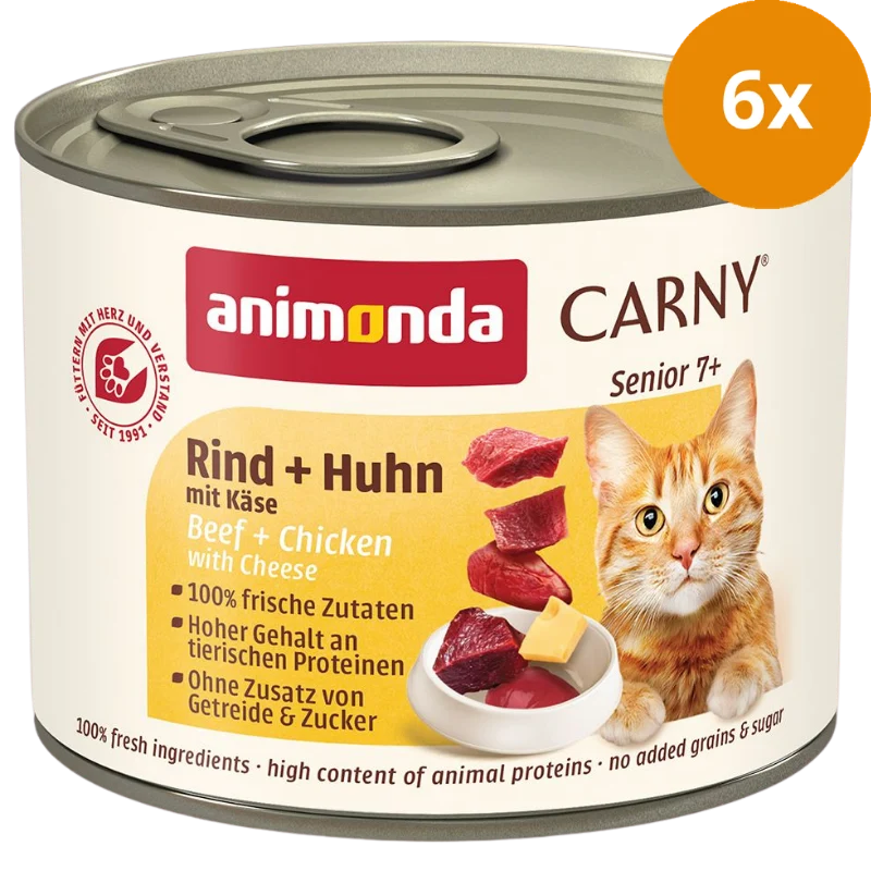 animonda Carny Senior Rind & Huhn & Käse 200 g