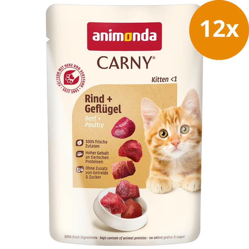 animonda Carny Kitten Rind & Geflügel 85 g