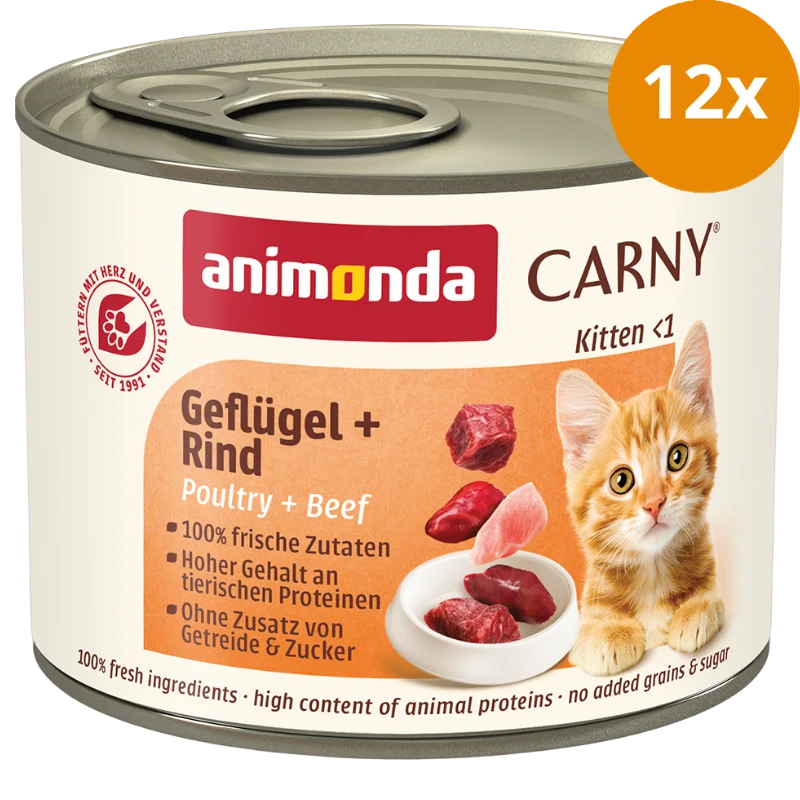 animonda Carny Kitten Geflügel & Rind 200 g