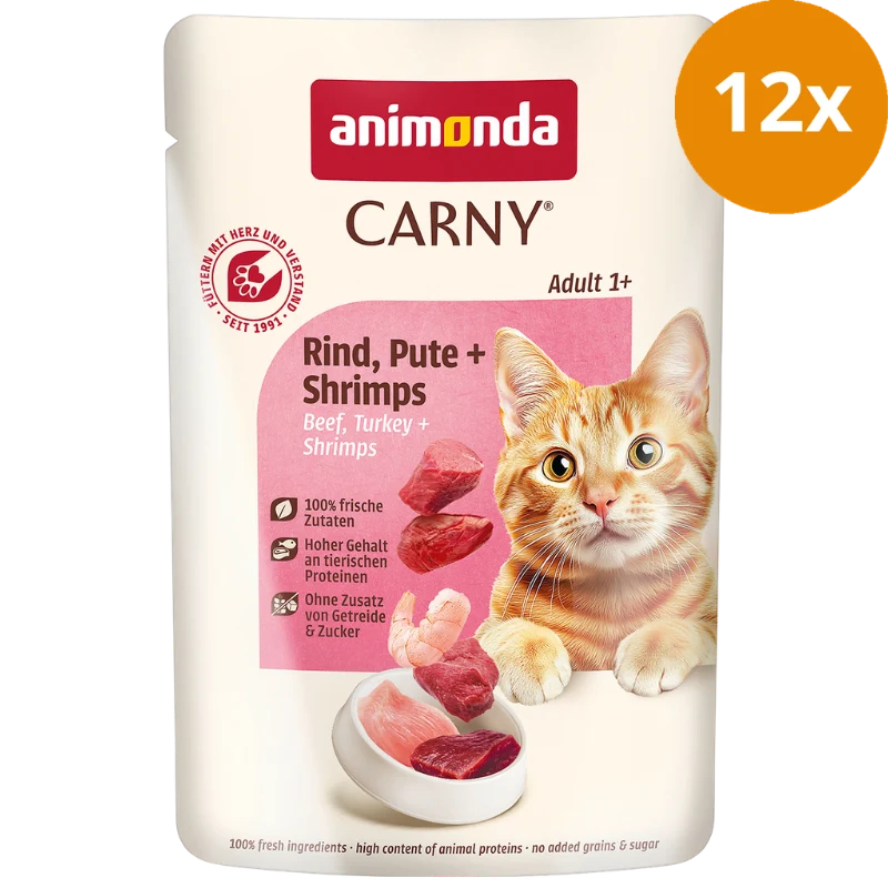 animonda Carny Adult Rind, Pute & Shrimps 85 g