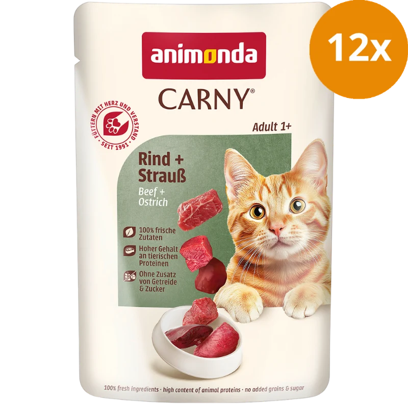 animonda Carny Adult Rind & Strauß 85 g