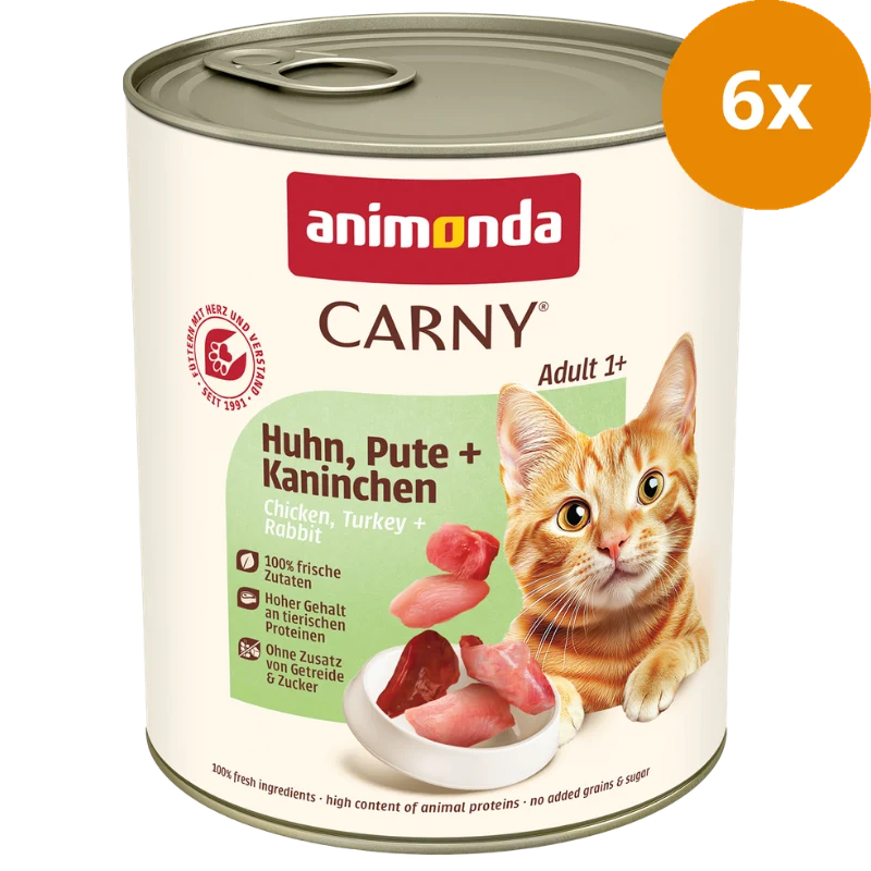animonda Carny Adult Huhn, Pute & Kaninchen 800 g