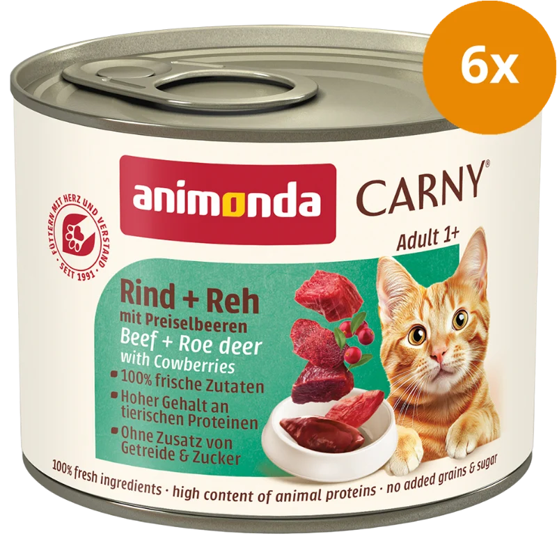 animonda Carny Rind, Reh + Preiselbeeren 200 g