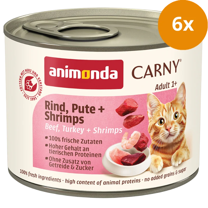 animonda Carny Rind, Pute + Shrimps 200 g