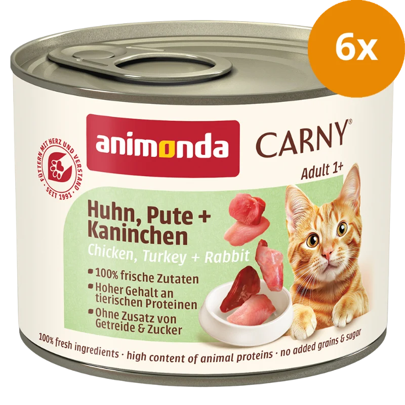 animonda Carny Huhn, Pute + Kaninchen 200 g