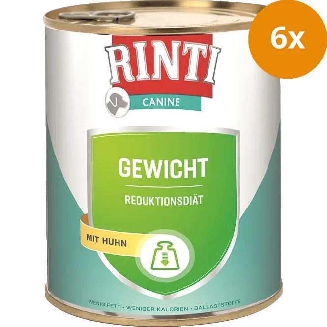 Rinti Canine 800g Reduktionsdiät Gewicht mit Huhn 800 g