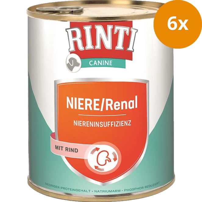 Rinti Canine Niere / Renal Rind 800 g