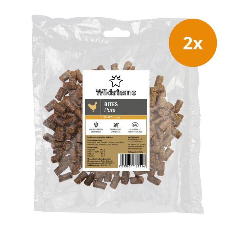 Wildsterne Bites Pute 125 g