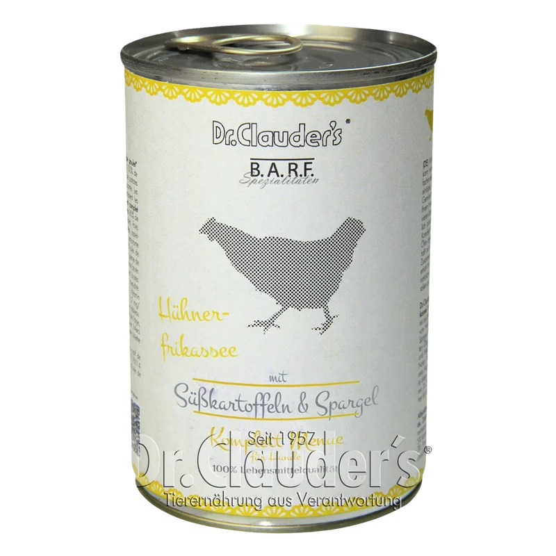 Dr.Clauder's BARF Dog Komplettmenü Hühnerfrikassee 400 g