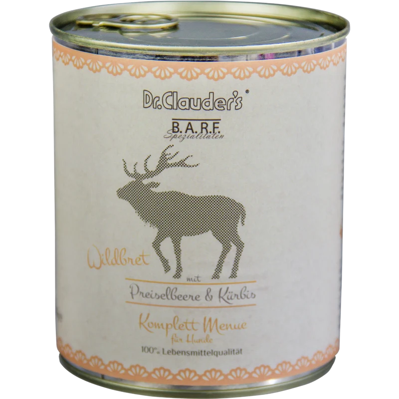 Dr.Clauder's BARF Dog Dose Komplettmenü Wildbret
