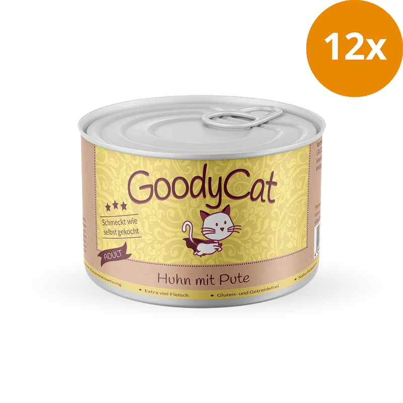 Goody Cat Adult Huhn mit Pute, Tomate & Brokkoli 180 g