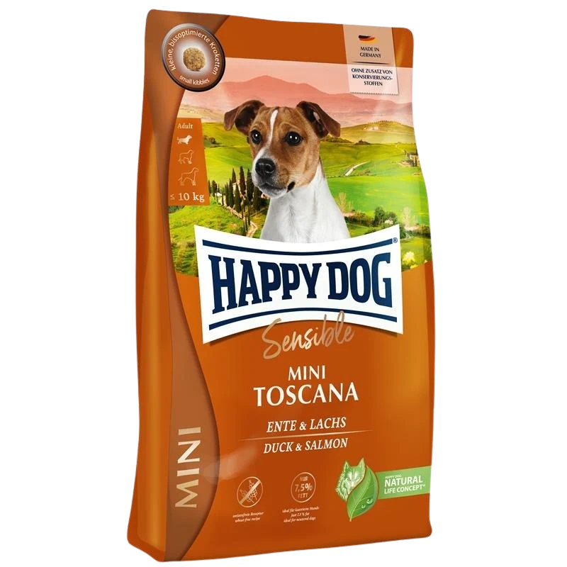 Happy Dog Sensible Mini Toscana Ente & Lachs