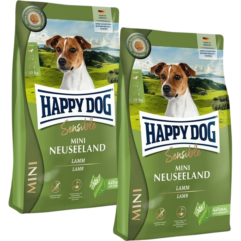 Sparpaket Happy Dog Sensible Mini Neuseeland 2 x 10 kg