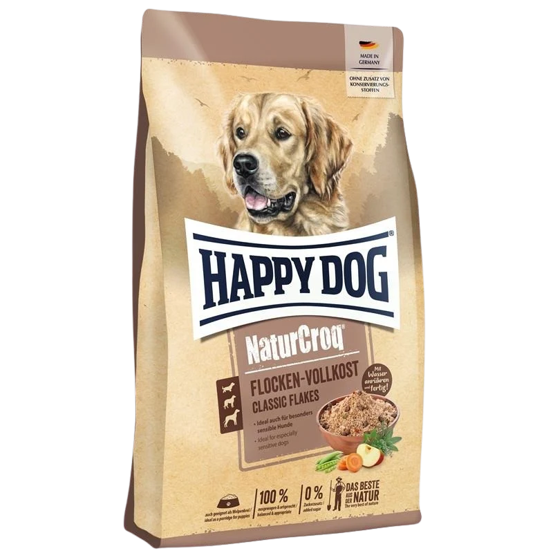Happy Dog NaturCroq Flocken Vollkost