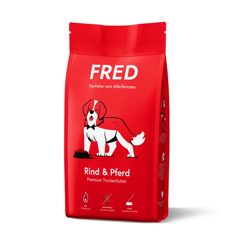 Premium Trockenfutter Rind & Pferd