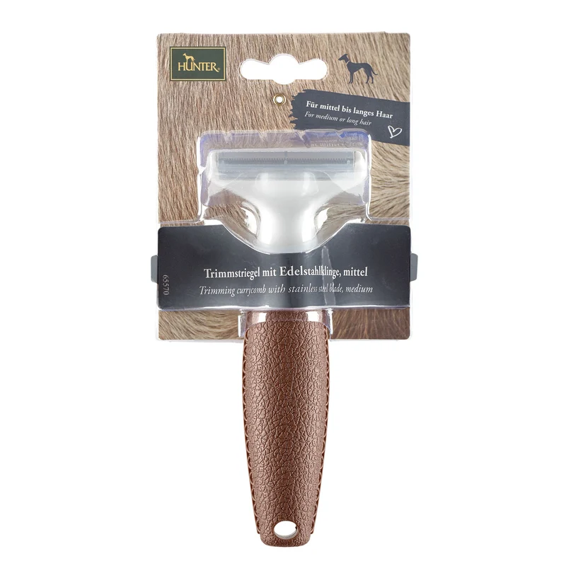 Trimmstriegel Spa mit Edelstahlklinge