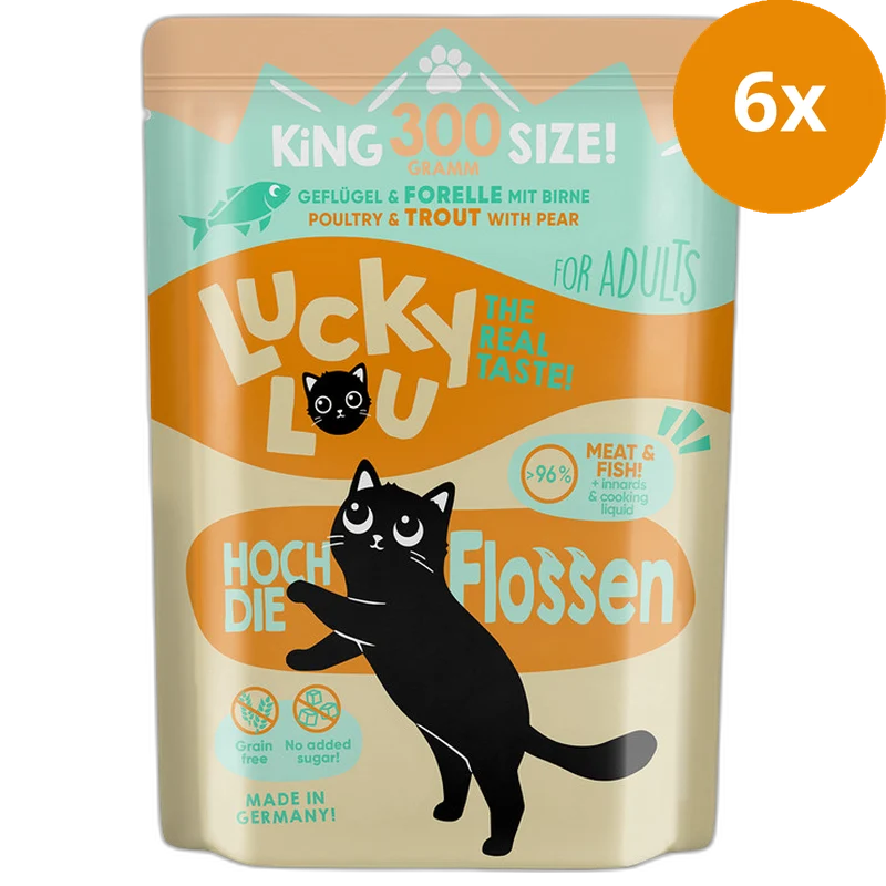 Lucky Lou PB Lifestage Adult Geflügel + Forelle 300 g