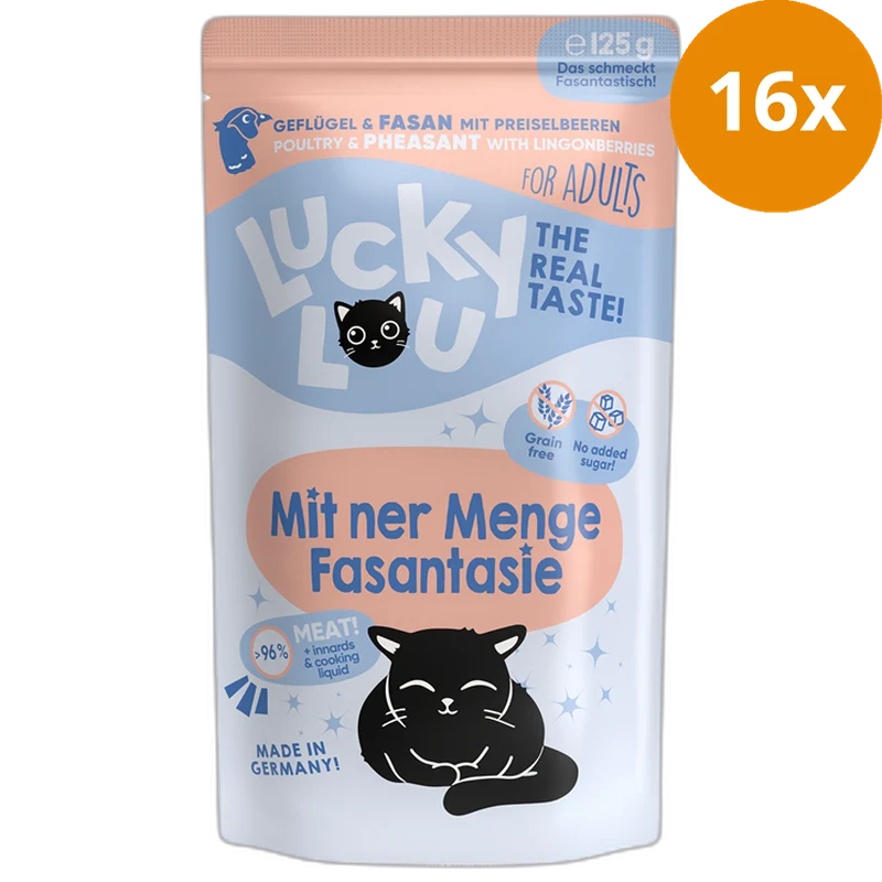 Lucky Lou PB Lifestage Adult Geflügel + Fasan 125 g