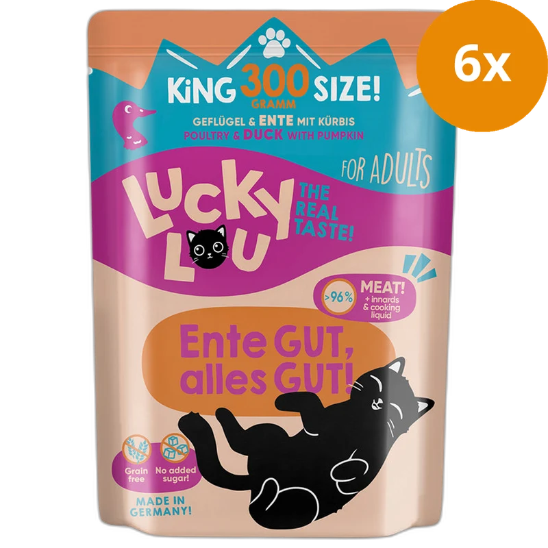 Lucky Lou PB Lifestage Adult Geflügel + Ente 300 g