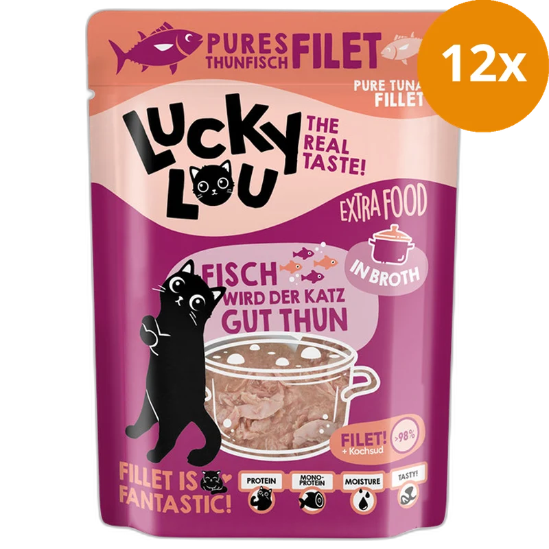 Lucky Lou Extra Food Thunfischfilet in Sud 70 g