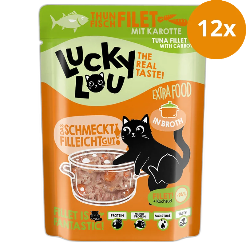 Lucky Lou Extra Food Thunfisch mit Karotte in Sud 70 g