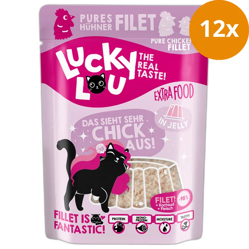 Lucky Lou Extra Food Hühnerfilet in Gelee 70 g