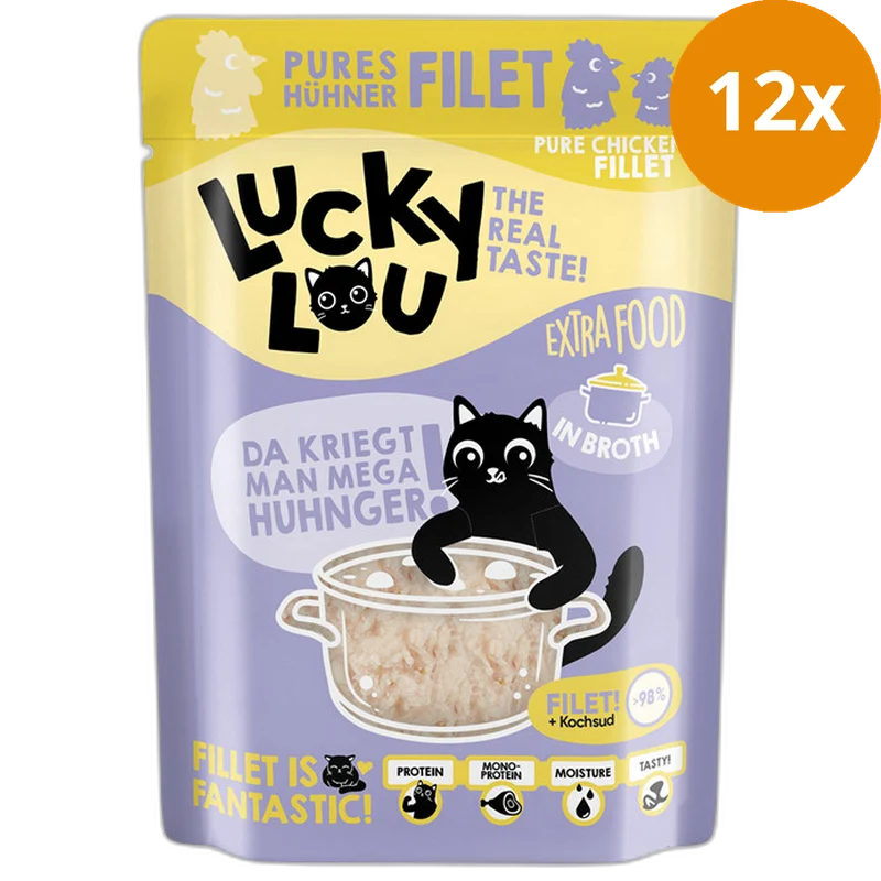 Lucky Lou Extra Food Hühnerfilet in Sud 70 g