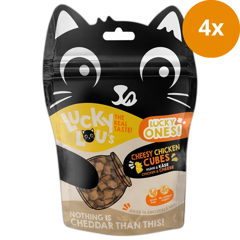 Lucky Lou Lucky Ones Cubes Käse & Huhn 80 g