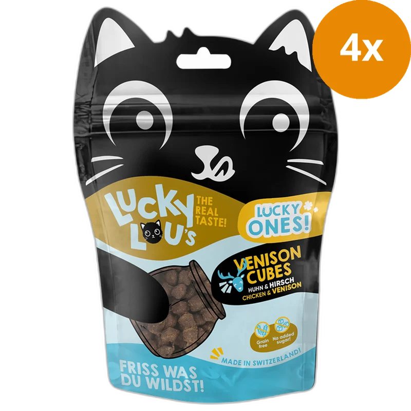 Lucky Lou Lucky Ones Cubes Huhn & Hirsch 80 g